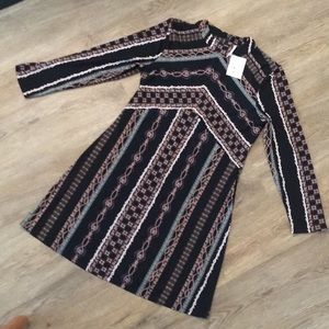 Free People Long Sleeve Stella Knit Dress